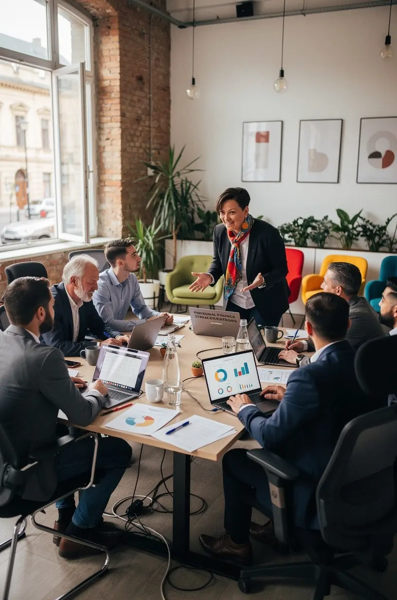 Pénzügyi blog felület egy laptop képernyőjén, látható a költségvetési tippek cikke.